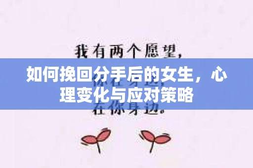 如何挽回分手后的女生，心理变化与应对策略