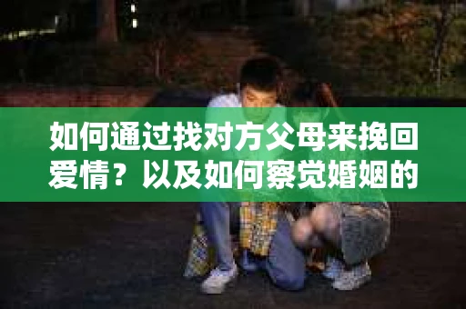 如何通过找对方父母来挽回爱情？以及如何察觉婚姻的早期危机信号