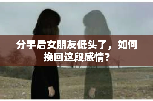 分手后女朋友低头了，如何挽回这段感情？