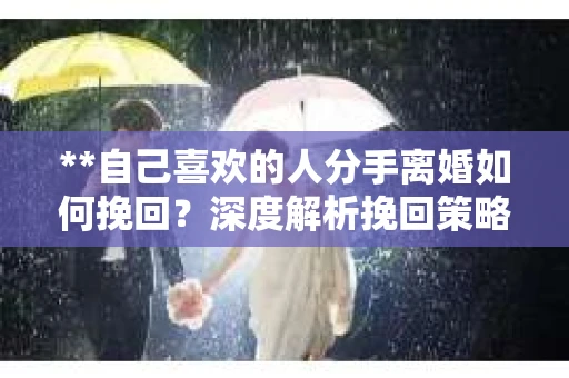 **自己喜欢的人分手离婚如何挽回？深度解析挽回策略与关键步骤**