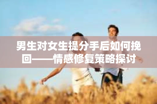 男生对女生提分手后如何挽回——情感修复策略探讨