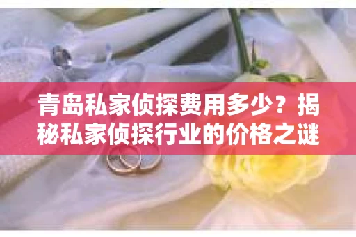 青岛私家侦探费用多少？揭秘私家侦探行业的价格之谜