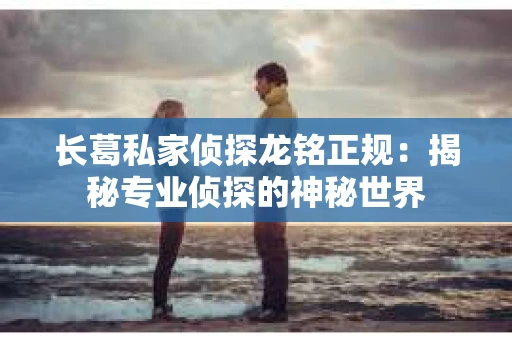 长葛私家侦探龙铭正规：揭秘专业侦探的神秘世界