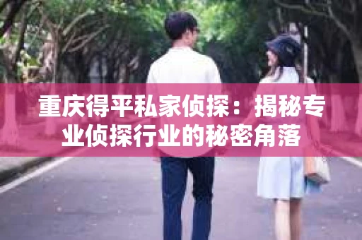 重庆得平私家侦探：揭秘专业侦探行业的秘密角落