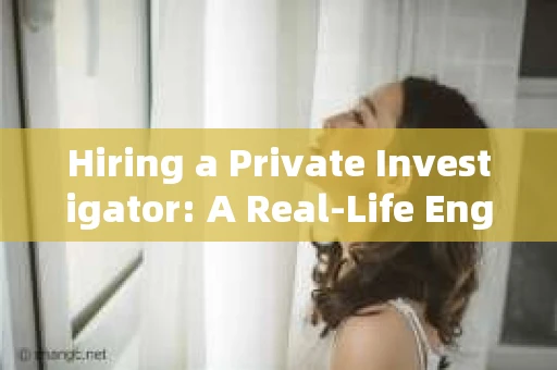 Hiring a Private Investigator: A Real-Life English Conversation