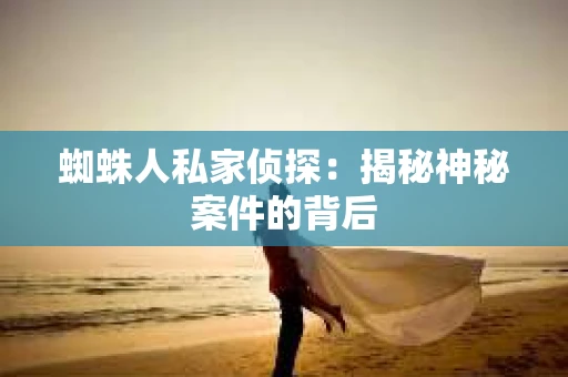蜘蛛人私家侦探：揭秘神秘案件的背后