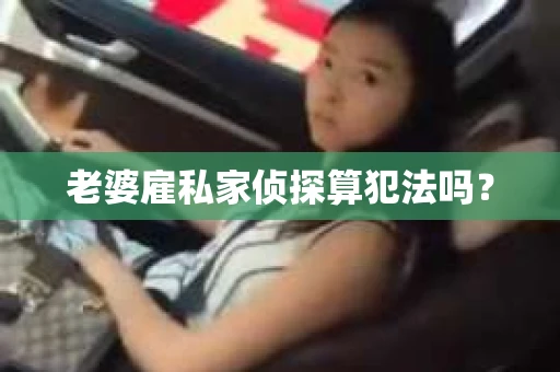 老婆雇私家侦探算犯法吗？
